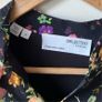 Dress Selected Femme Black Fjyn Floral Print Mini Dress Size 36 Image 5