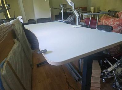Herman Miller height adjustable desks