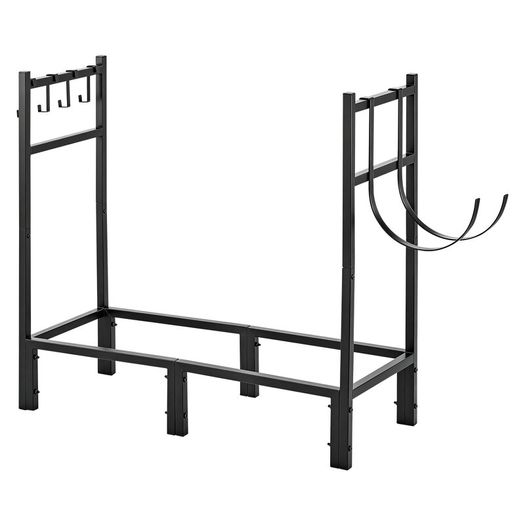 Firewood Rack 250kg with Log Carrier Bag