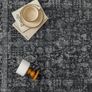 Vintage Black Rugs Living Room Washable Non Slip Large Area Rug 150x210cm Bedroom Kitchen Hall Lounge Office Dining Room Indoor Carpet Low Pile Big Carpets Image 3