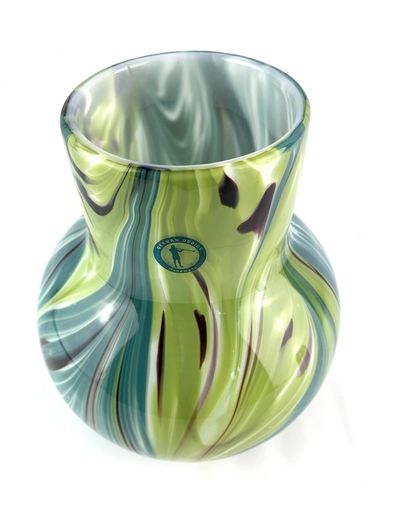 Retro German Art Glass Vase