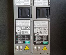 2x Dell 550W Server Power Supplies 80 PLUS Platinum (DP/N 0NCNFF / L550E-S1)