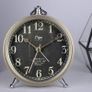 Table Clocks,5.2in Small Classic Non-Ticking Quartz Tabletop Alarm Clock Battery Operated Desk Clock with Backlight HD Glass for Bedroom Living Room Kitchen Indoor Decor (Arabic) Image 3