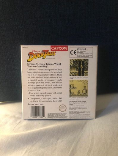 Vintage Ducktales Nintendo Gameboy Game In Box .