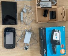 Modded Nintendo Wii U 32GB CIB Premium Pack with 128GB SD, Aroma, English Menu, Free Games and Retro Games NES SNES N64 PS1 SEGA Gameboy etc.