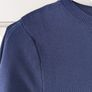 Zara Navy Knit Bodycon Flare Dress Size 8 Image 6
