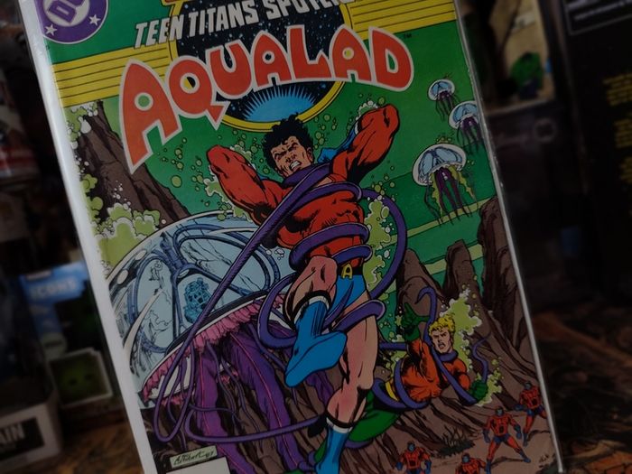 Teen Titans Spotlight ! Aqualad ! Issue #18 ! Copper Age Comic from 1988 ! by DC Comics !