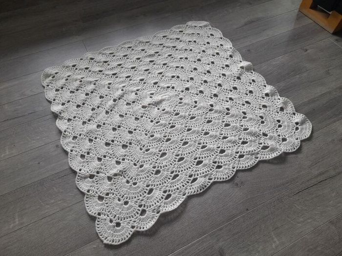 Handmade christening blankets