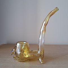 Glass smoking pipe