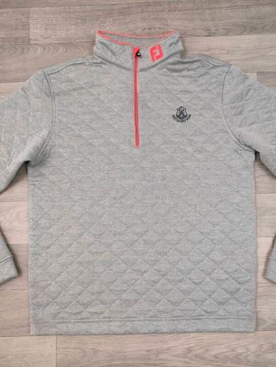 FootJoy FJ Half Zip Quilted Golf Jumper Mens Medium