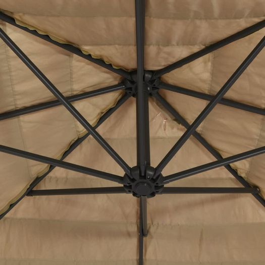Garden Parasol with LED Lights