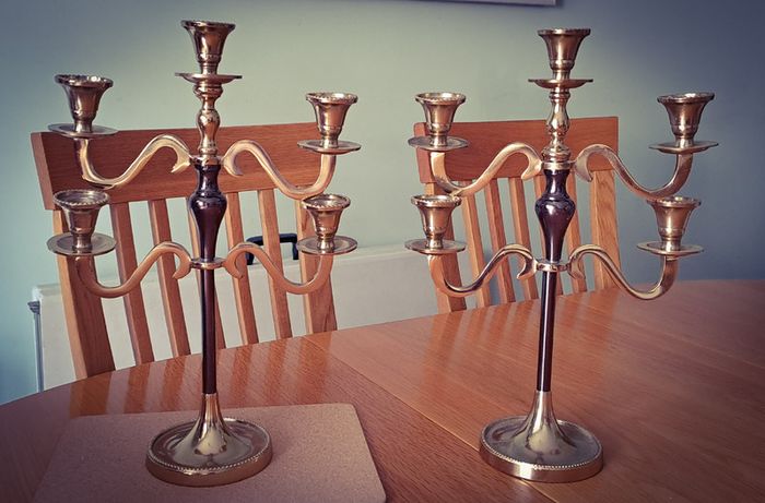 Brass Candleabra
