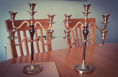 Brass Candleabra