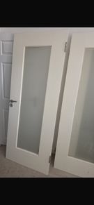 White panel doors