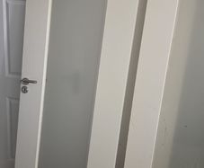 White panel doors