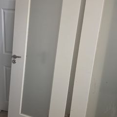 White panel doors