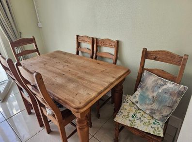 Solid Pine Table and Chairs