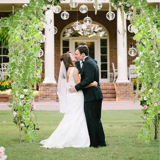 FREE EXPRESS SHIPPING 12 Pack Artificial Ivy Fake Vines for Bedroom Aesthetic, 84 Feet, Greenery Leaves UV Resistant, Hanging Plant Decoration for Wedding, Party, Garden, Office, Wall. Vine Garland