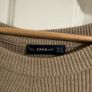 Zara Women's Beige Knit Jumper - size medium Image 3