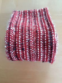 Wool cowl scarf