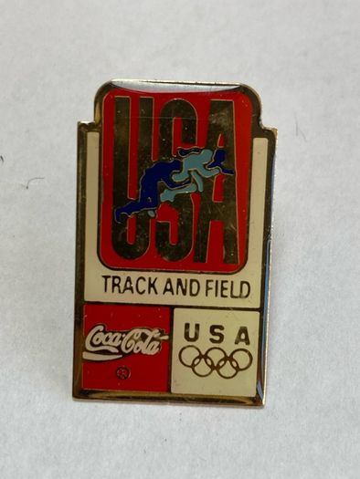 Coca Cola USA Track and Field Olympic pin