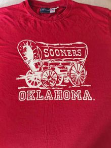 Oklahoma sooners red T-shirt XXL