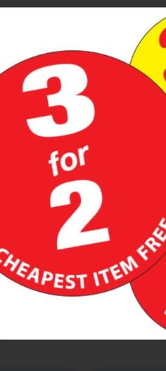 3 for 2 on all clothes and shoes