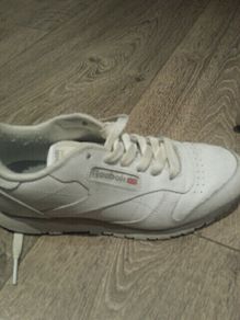 Reebok white runners