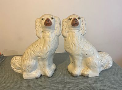 Antique/Vintage Staffordshire Dogs (Pair)