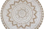 Area Rug Braided Jute Printed 150 cm Round