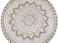 main image for ad Area Rug Braided Jute Printed 150 cm Round