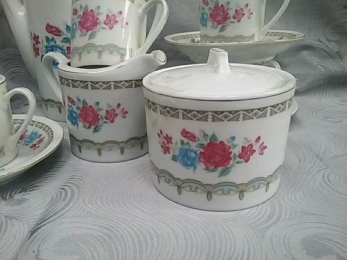 Fourteen Piece China Coffee Set