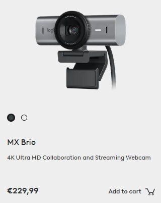 Logitech MX Brion  4k web camera