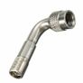 Silver 90 Degree Angle Air Tyre Valve Extension Adaptor For Motorcycle Image 2