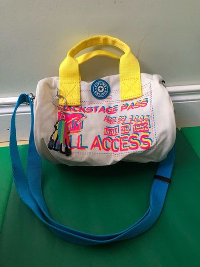 Kipling collaboration EVELA I Want My Mtv! Nylon waterproof Shoulder Bag handbag purse