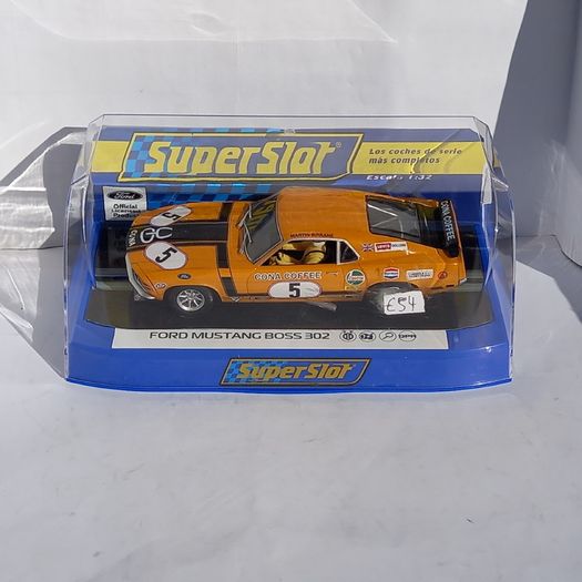 Scalextric Ford Mustang Boss 302  Slot Car  ( gt classic touring muscle superslot )