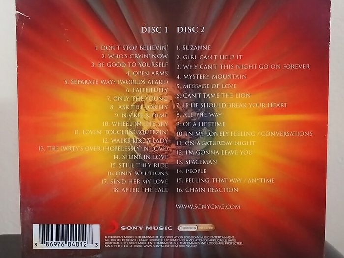 Journey Don't Stop Believing The Best of Journey 2 CD Album