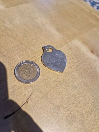 Vintage Tiffany & Co. Silver Return to Heart/Pendant
