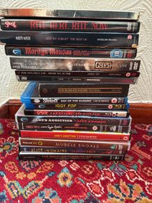 Music blu ray and dvd collection