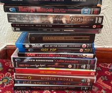 Music blu ray and dvd collection