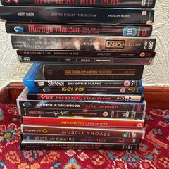 Music blu ray and dvd collection