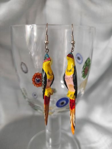 Vintage Parrot earrings