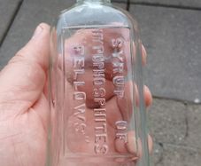 Vintage Syrup of Hypophosphites  Fellows bottle