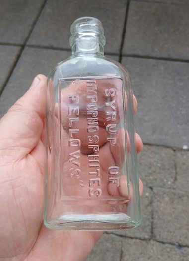 Vintage Syrup of Hypophosphites  Fellows bottle