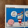 Heart and Brain 7"x10" Art Print Image 2