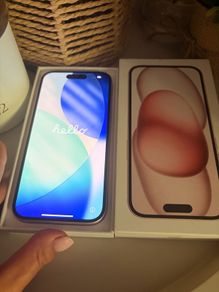 iPhone 15 ( Pink ) 128 GB/ battery 90%