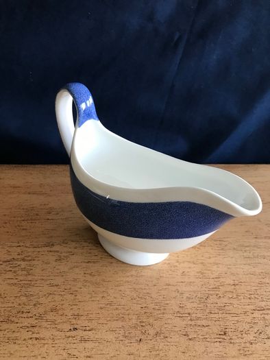 Vintage Blue and White sauce boat
