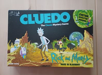 Cluedo Rick & Morty Mystery Detective Family Board Game 2018 Hasbro Games