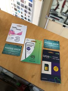 TotalTech Free New Sim free Cards 3 Three 48 Lyca Mobile
