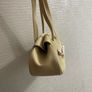 Beige suede handbag Image 3